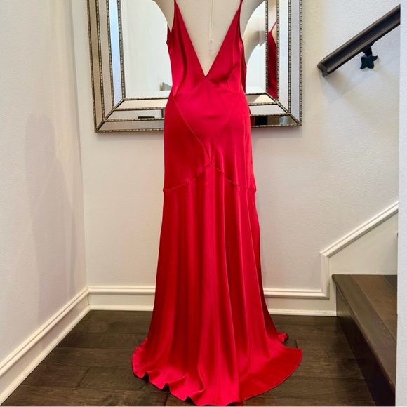 Y2K Victoria's Secret Silk Cherry Red Carpet
Bias Cut Maxi Gown Slip Dress L - Picture 8 of 11